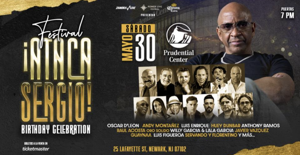 SERGIO GEORGE ENCENDERÁ NUEVA YORK CON “FESTIVAL ¡ATACA SERGIO!”: UNA EXPLOSIVA REUNIÓN DE GRANDES ESTRELLAS DE LA SALSA EN CELEBRACIÓN DE SU CUMPLEAÑOS